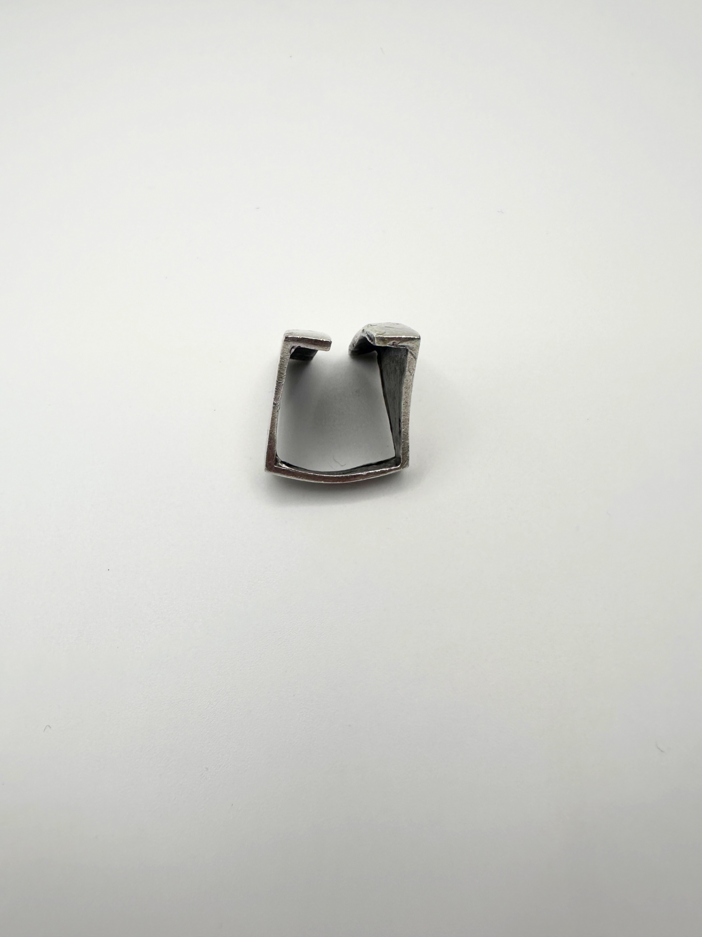 Silver Dual Rectangle Ring