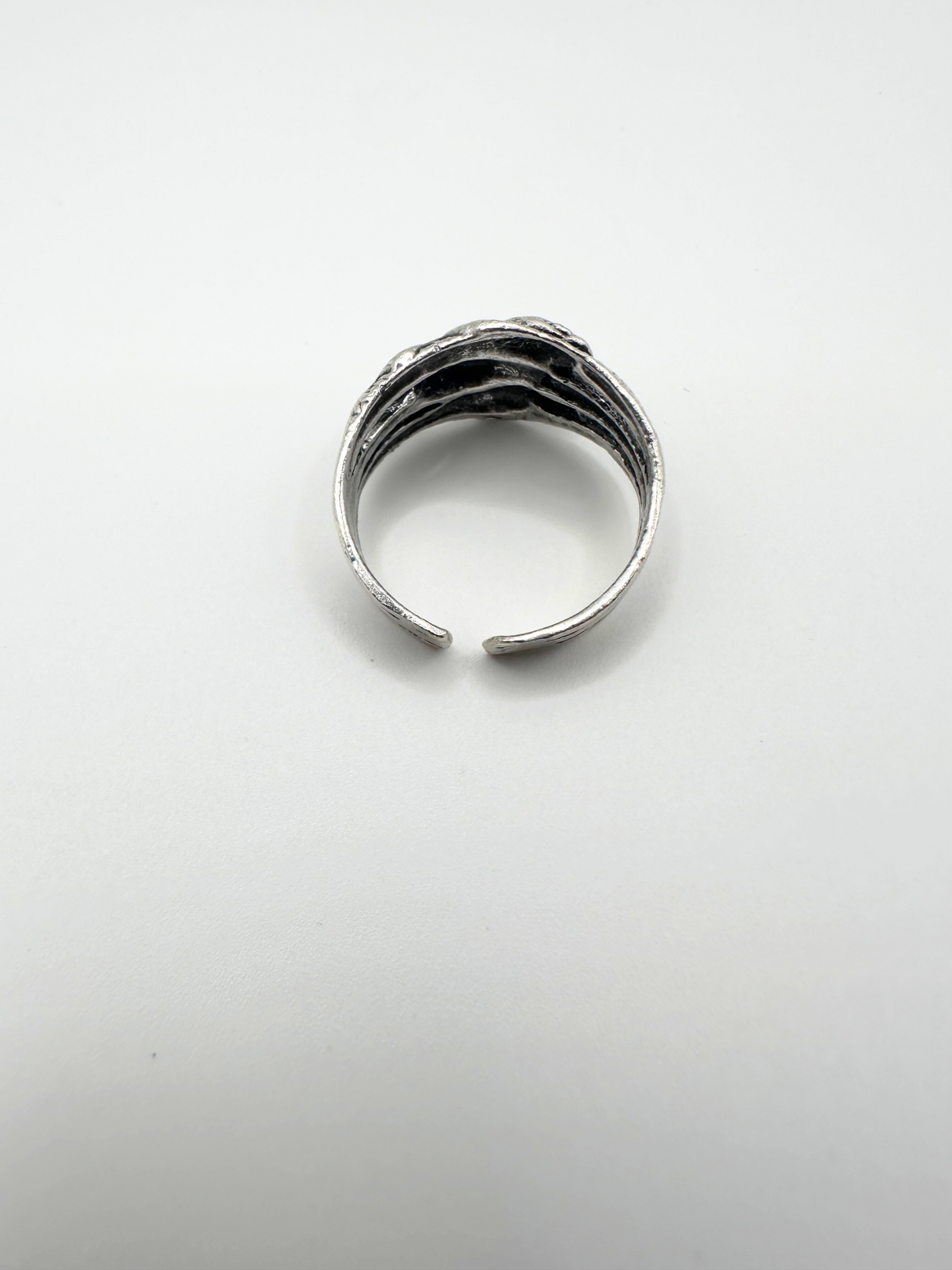 Silver Snake Crew Ring