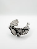 Silver Piled Rocks Bracelet