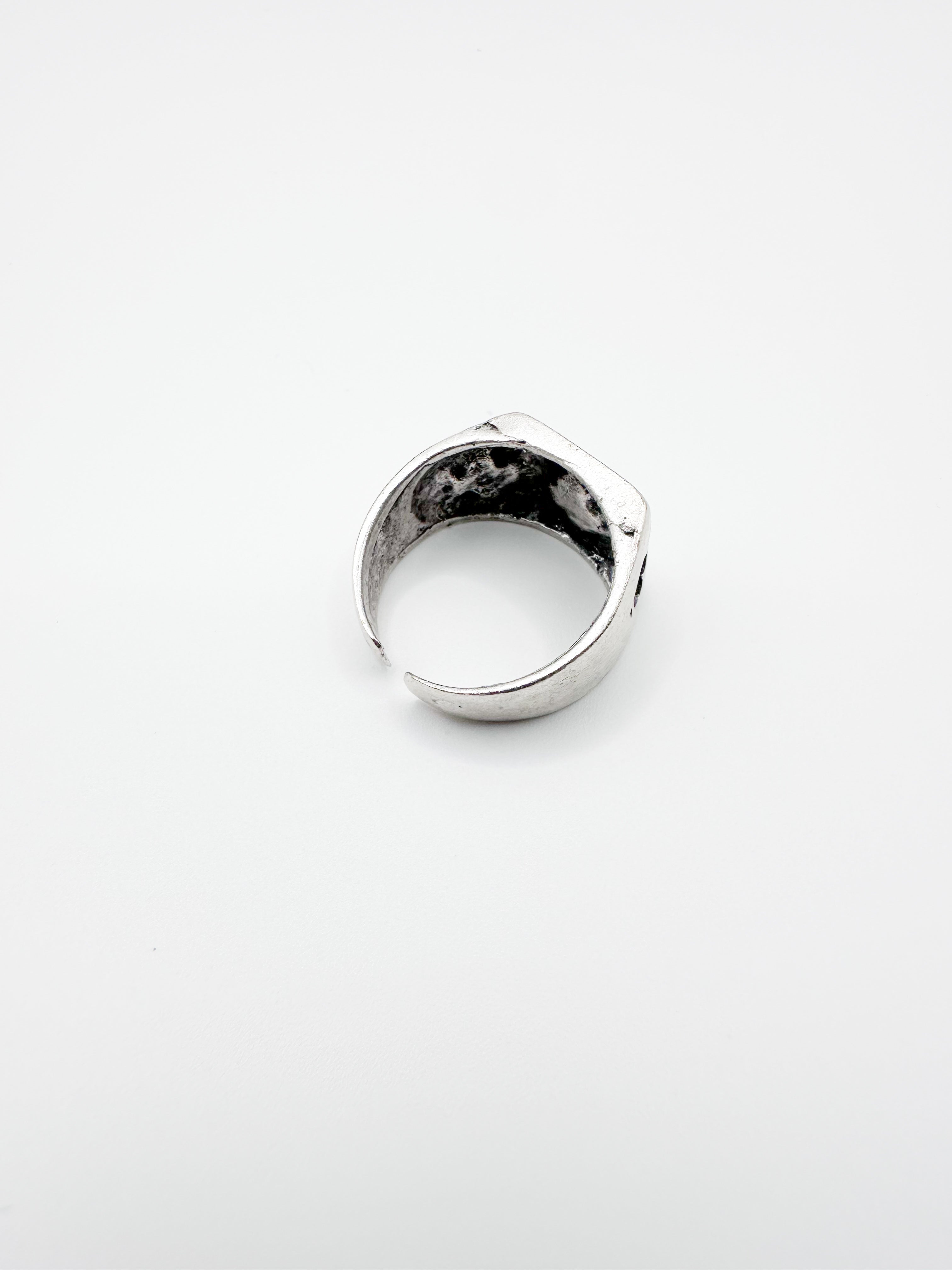 Silver Lucky Ace Ring
