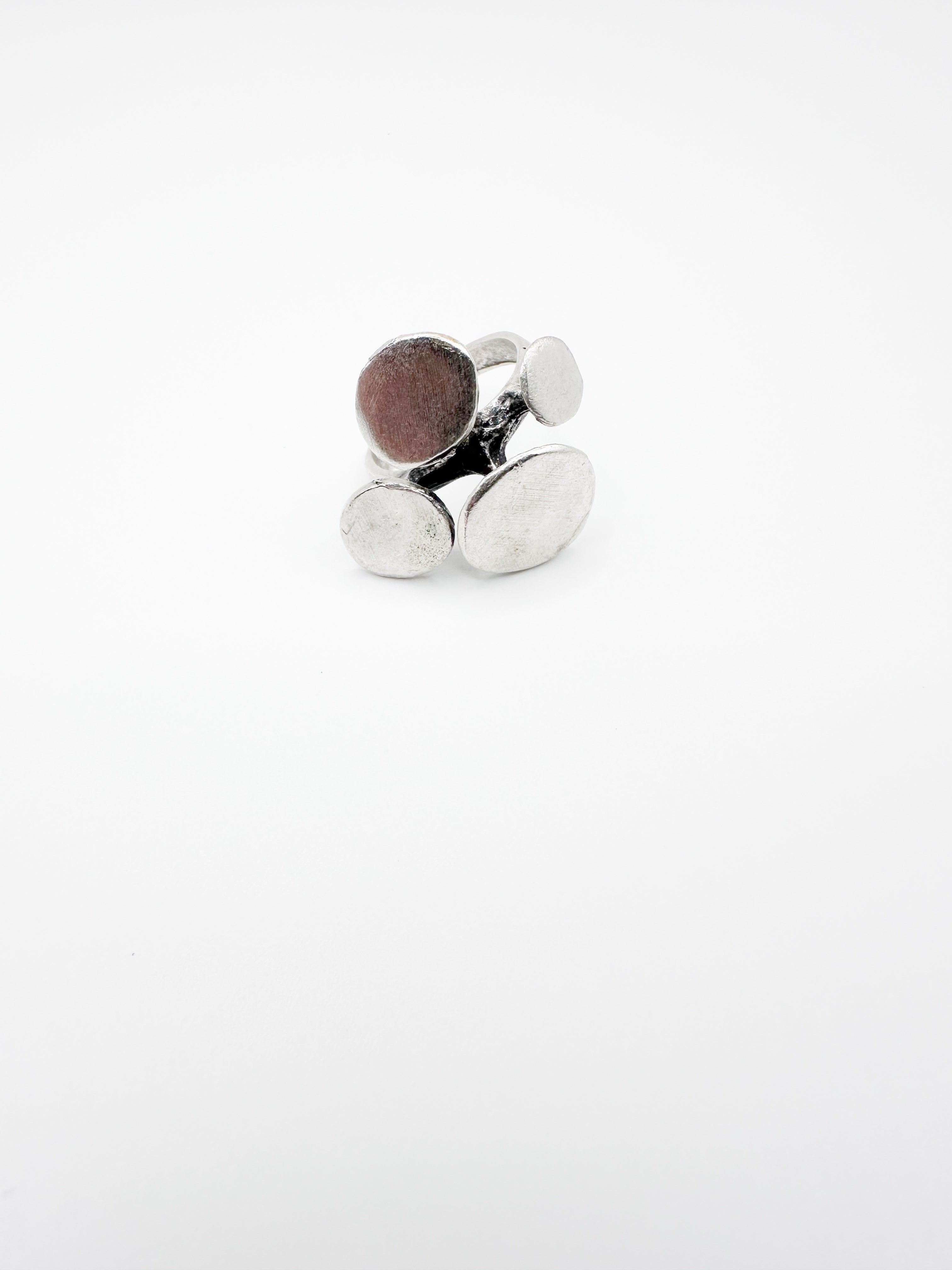 Silver Pallets Ring
