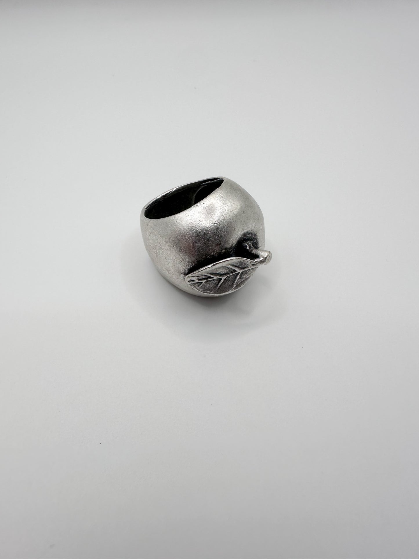 Silver Apple Ring