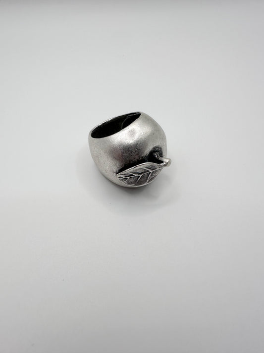 Silver Apple Ring