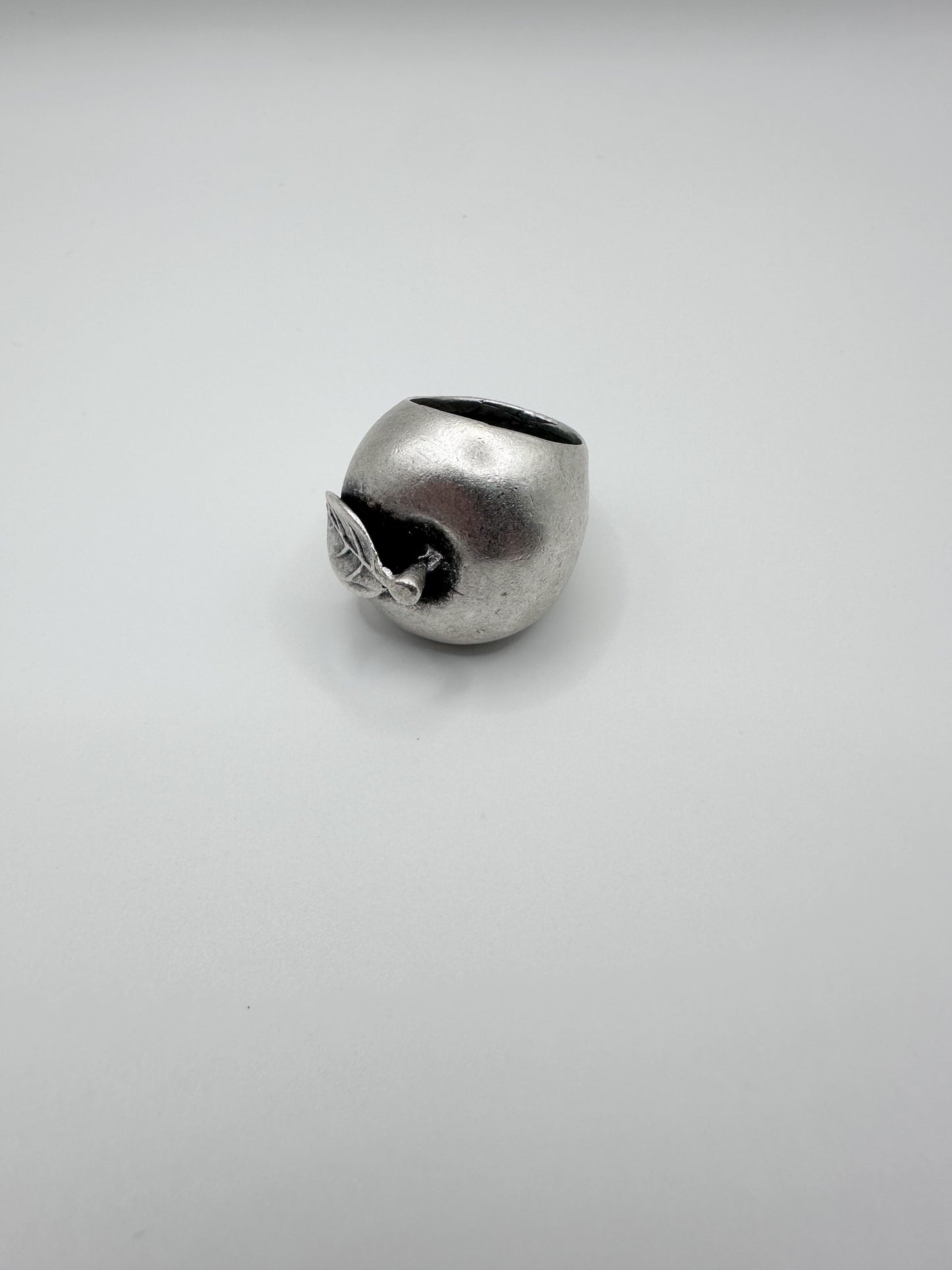 Silver Apple Ring