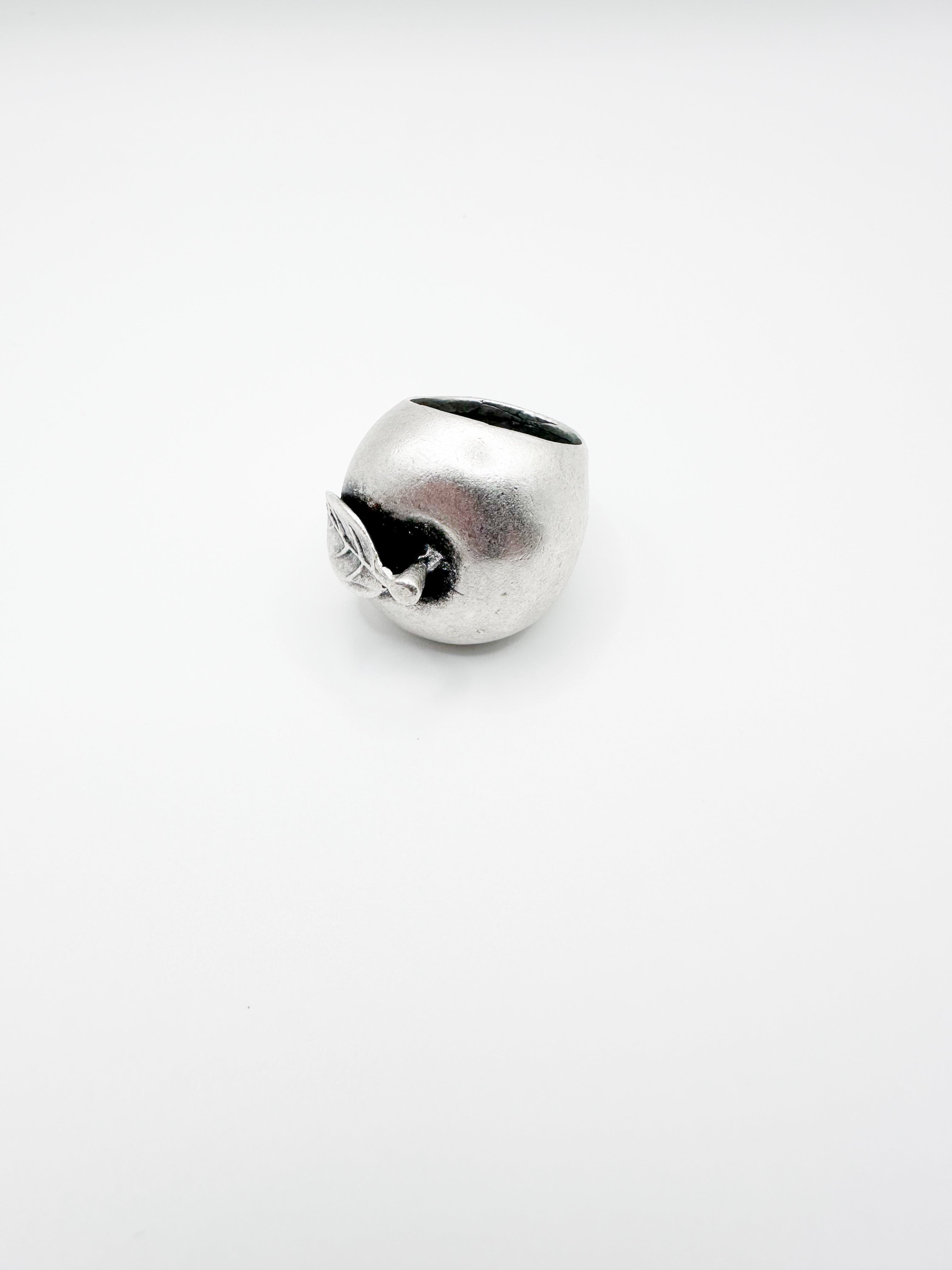 Silver Apple Ring (non adjustable)
