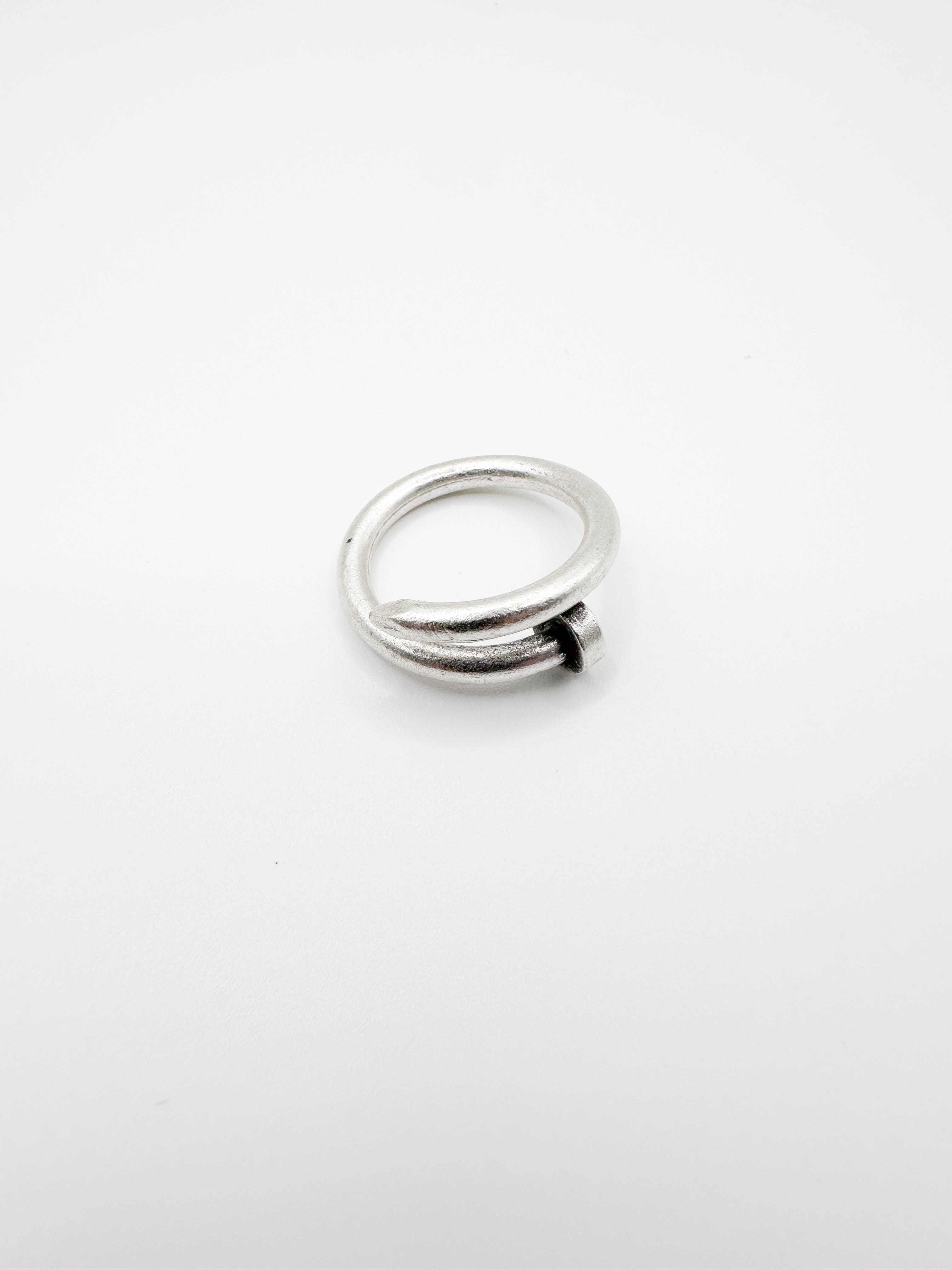 Silver Nail Ring