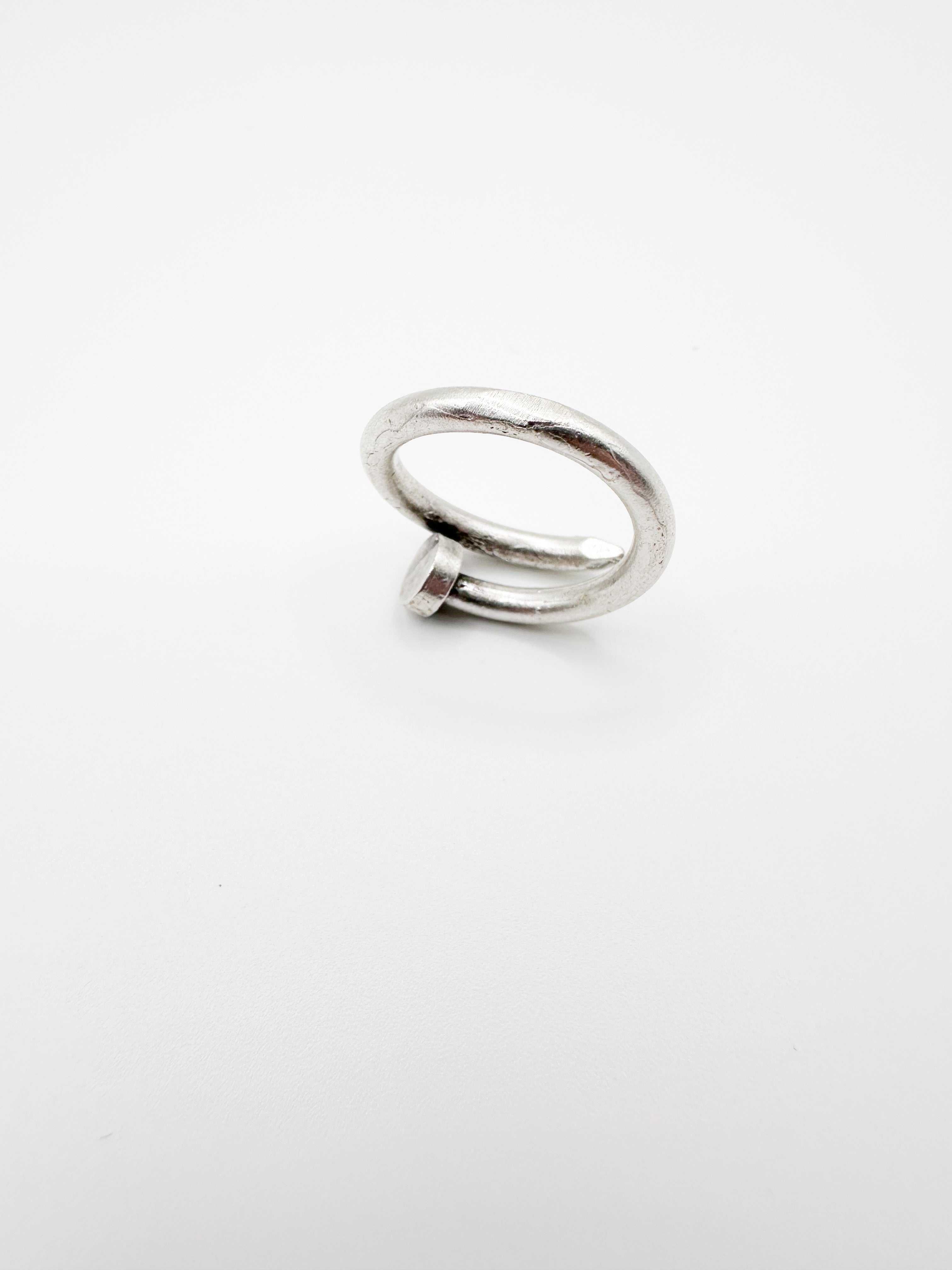 Silver Nail Ring