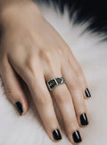 Silver Belt Ring