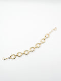 Gold O Chain Bracelet