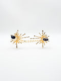 Gold Navy Spike Bracelet