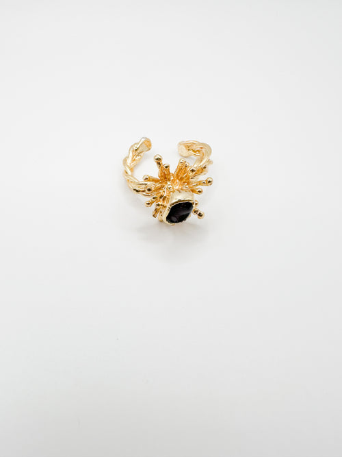 Gold Navy Set Ring And Bracelet collection