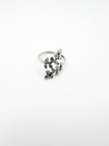 Silver Simple leaves Ring