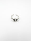 Silver Sad Heart Ring