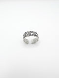 Silver Small Cards Ring