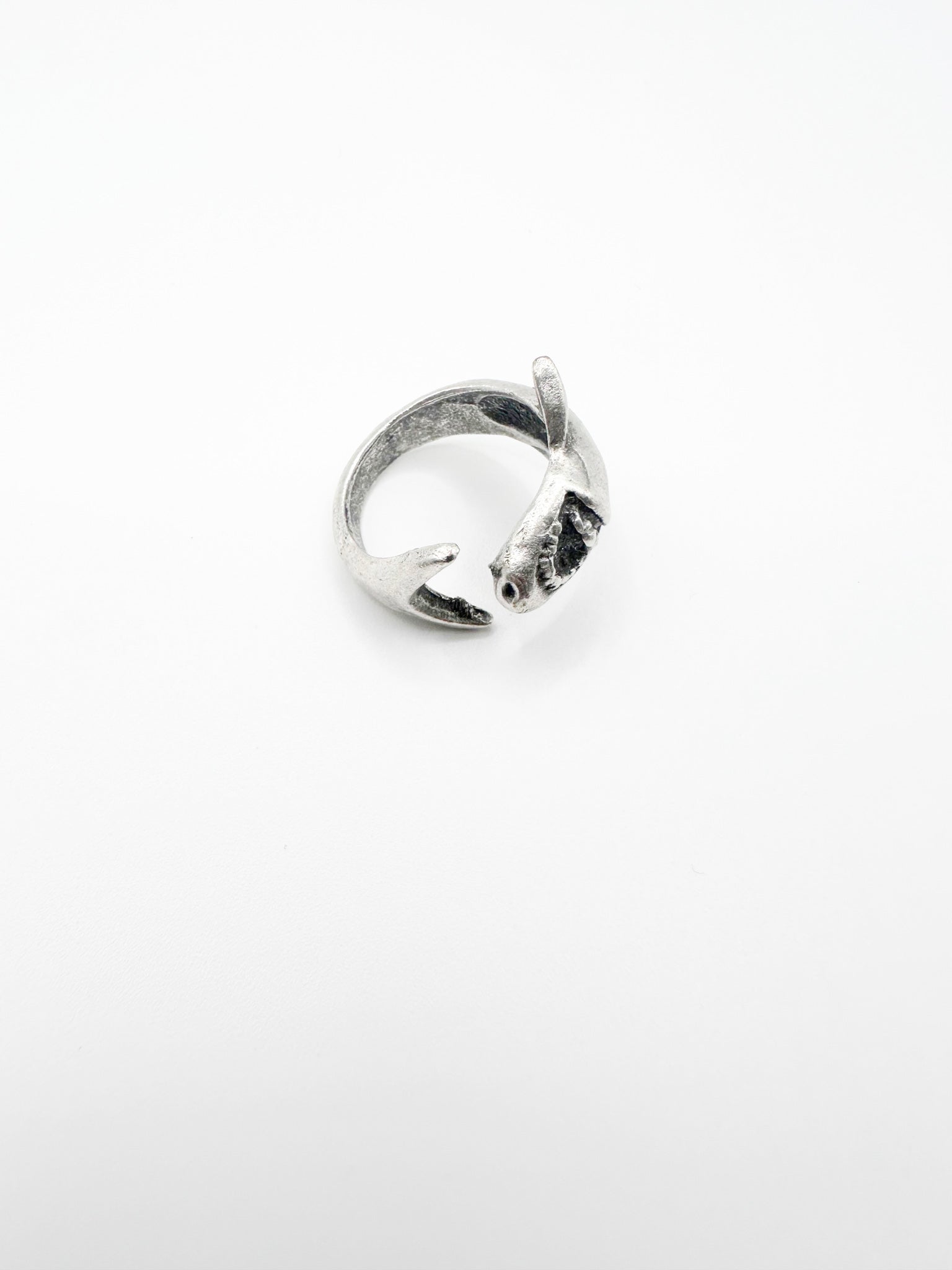 Silver Shark Ring