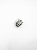 Silver Spun Ball Ring