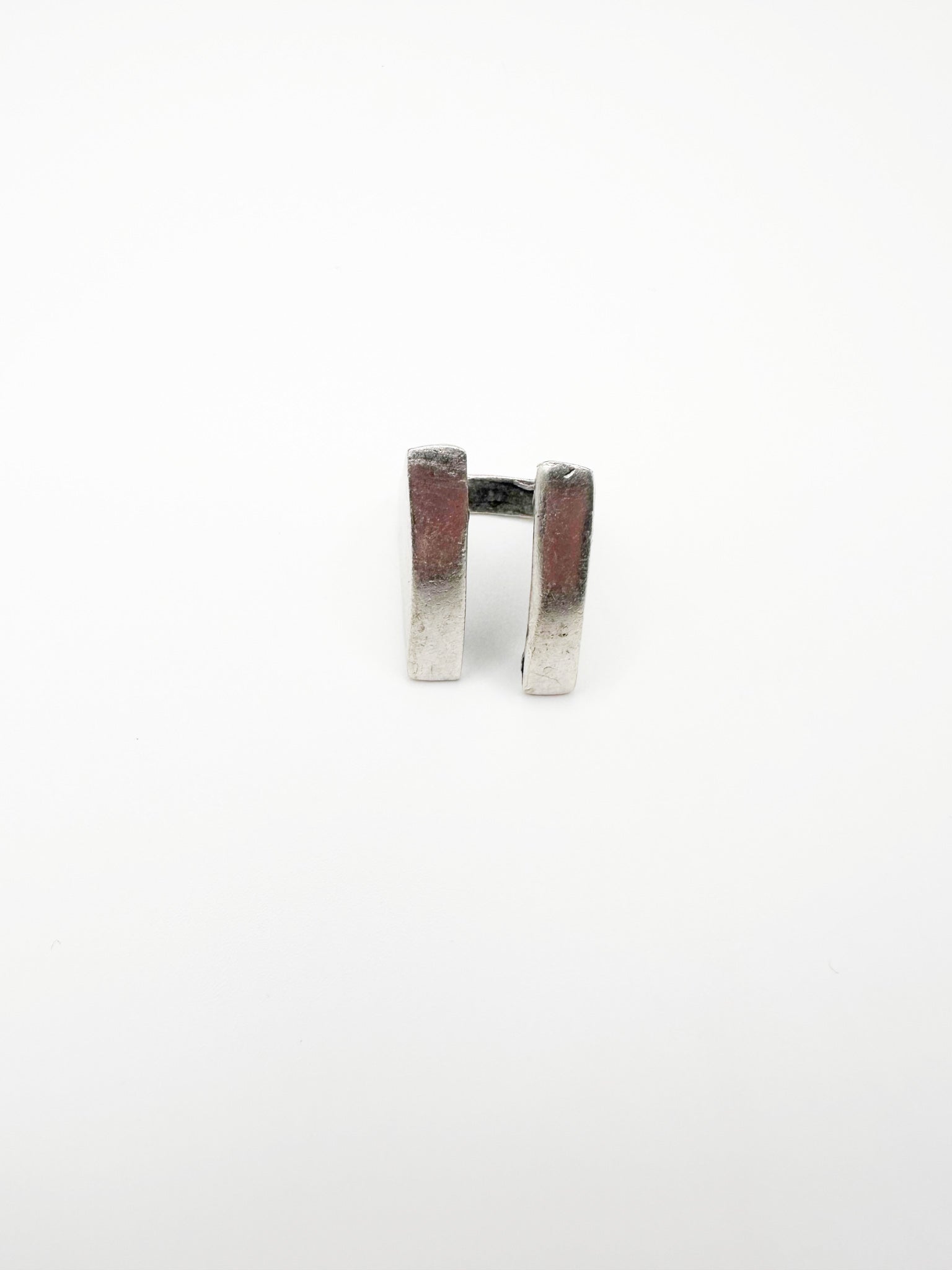 Silver Dual Rectangle Ring