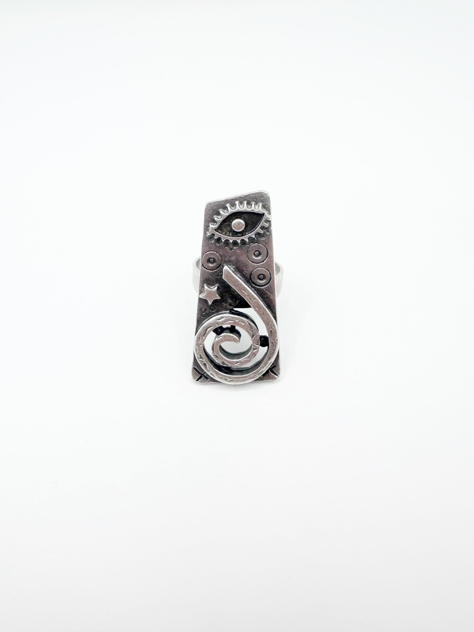 Silver Carving Ring