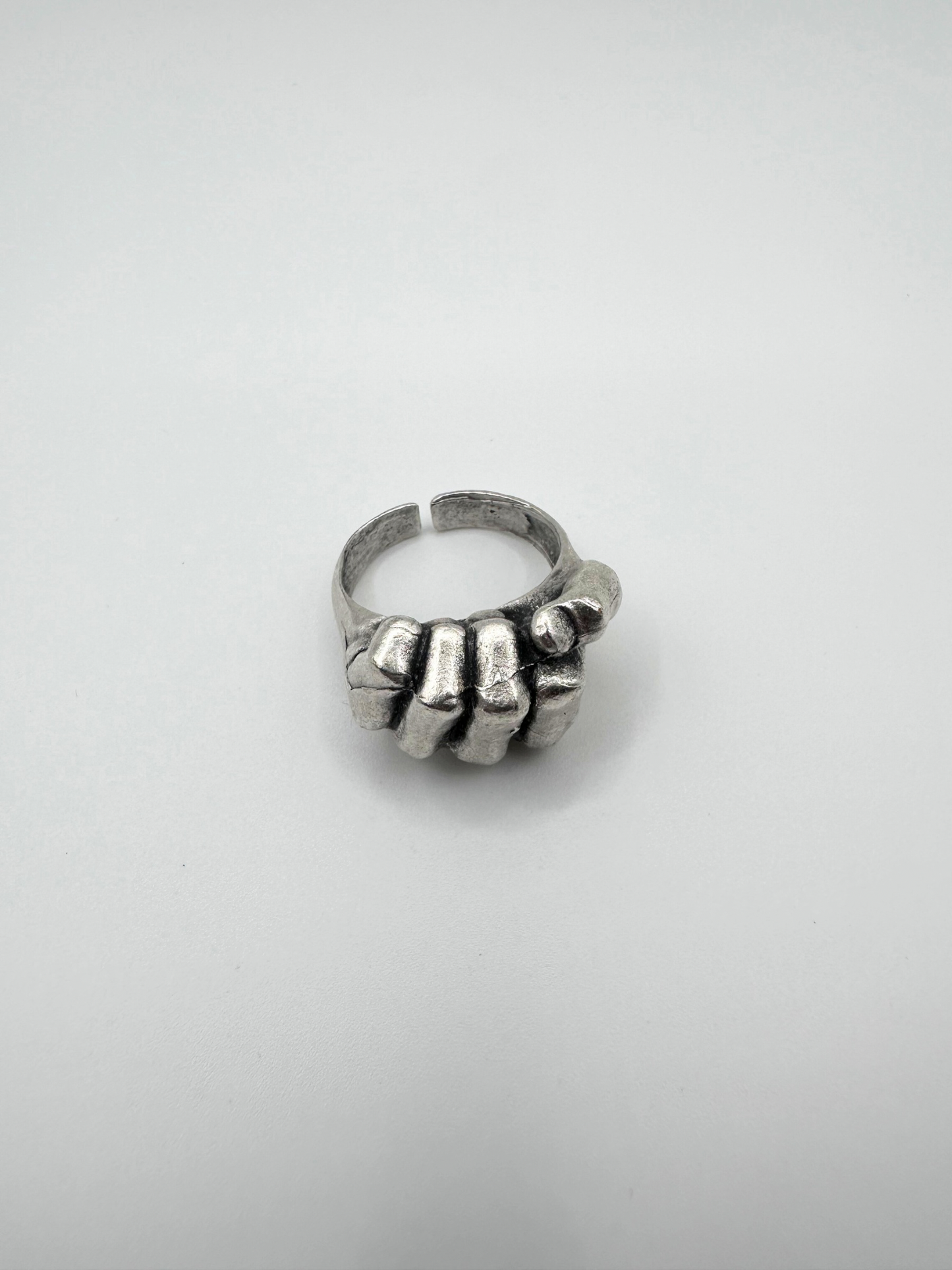 Silver Punch Ring