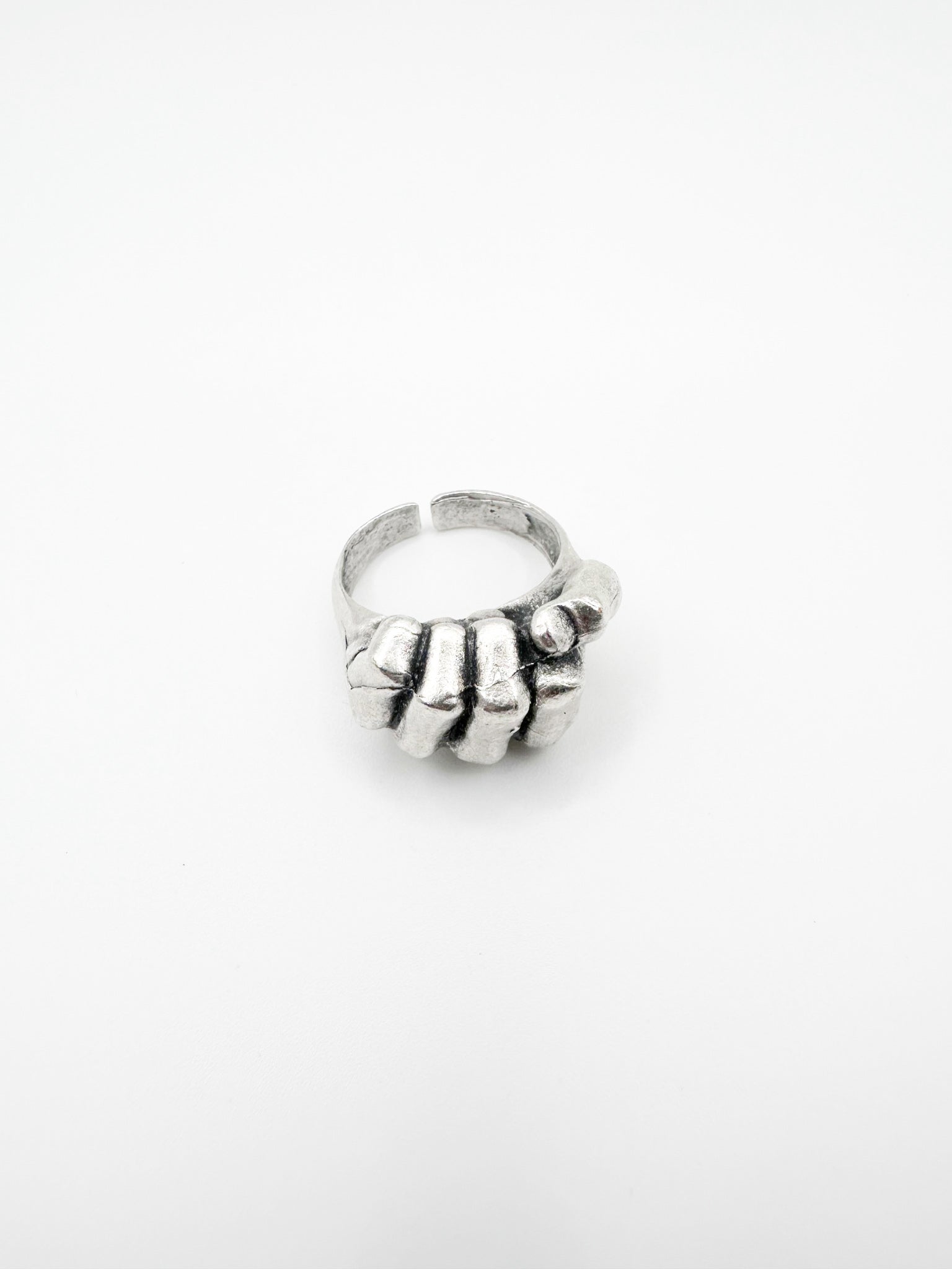 Silver Punch Ring