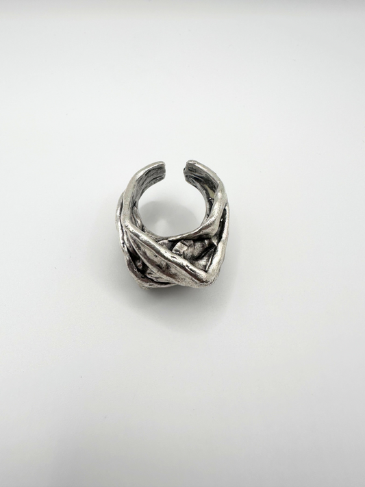 Silver Rock Ring