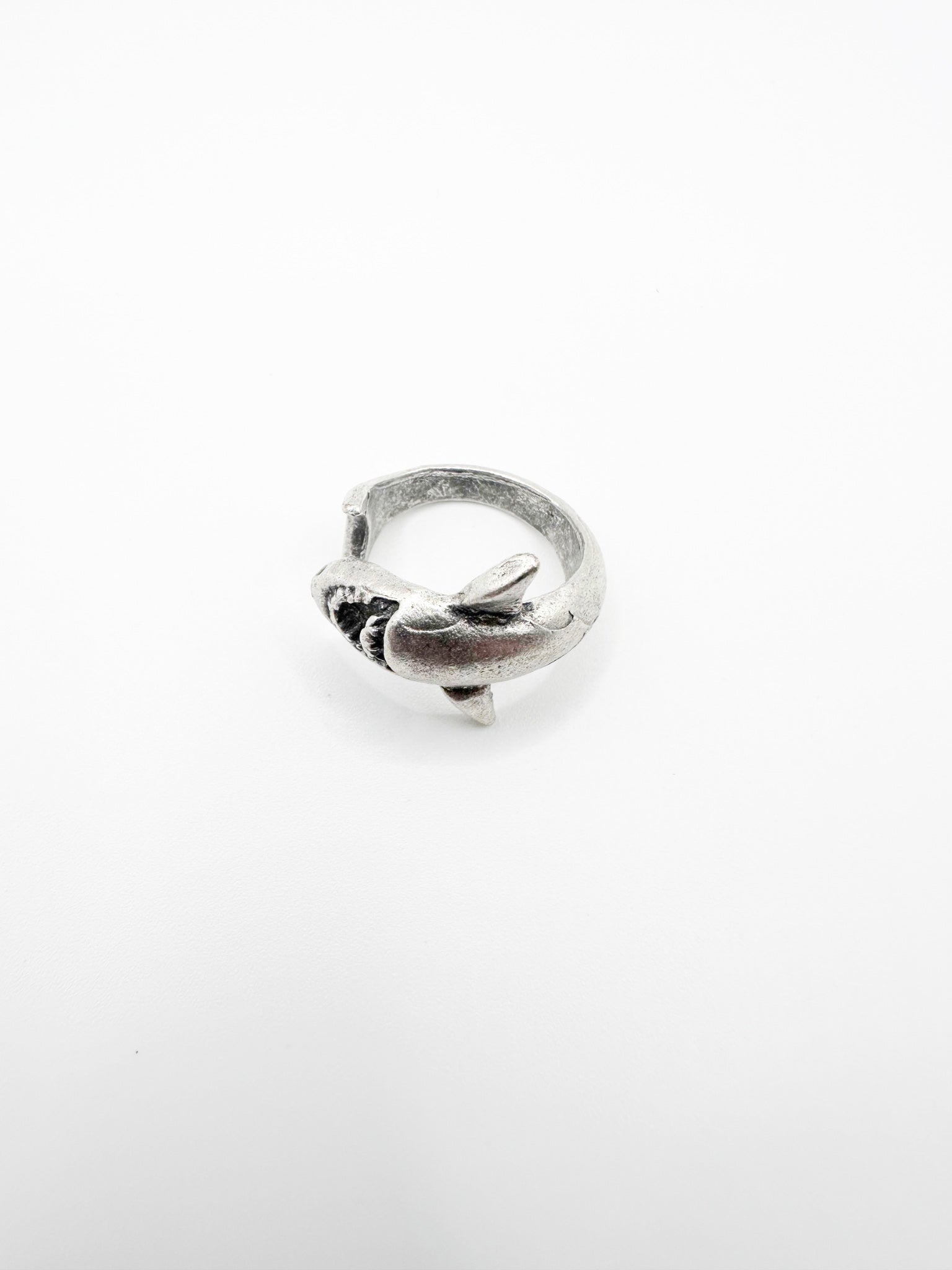 Silver Shark Ring