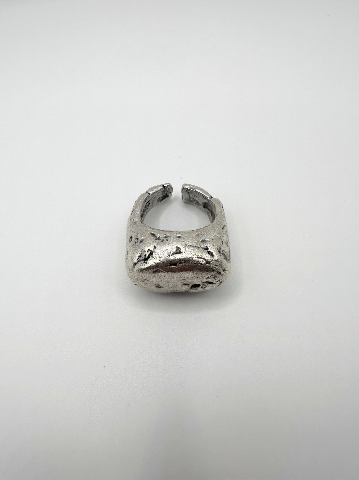 Silver Tooth Ring