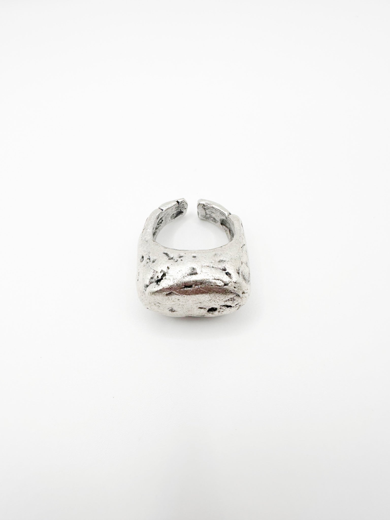 Silver Tooth Ring