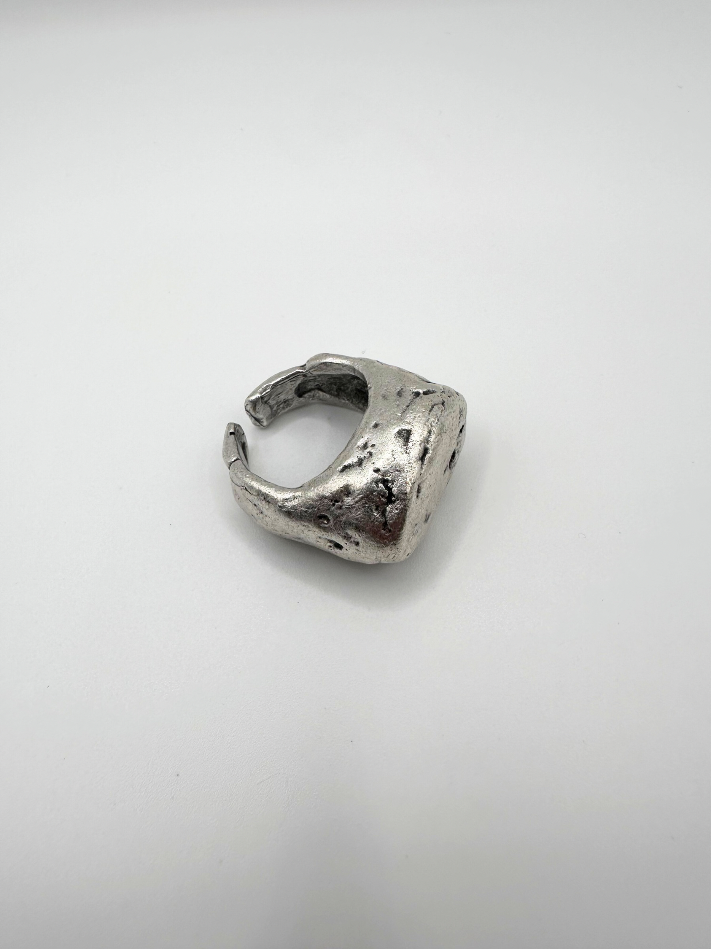 Silver Tooth Ring