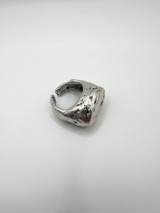 Silver Tooth Ring