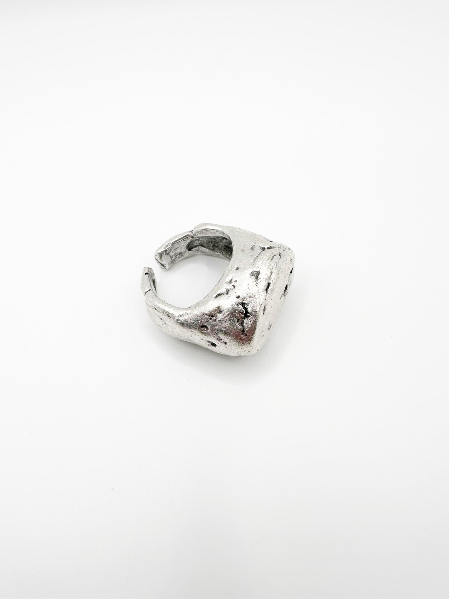 Silver Tooth Ring