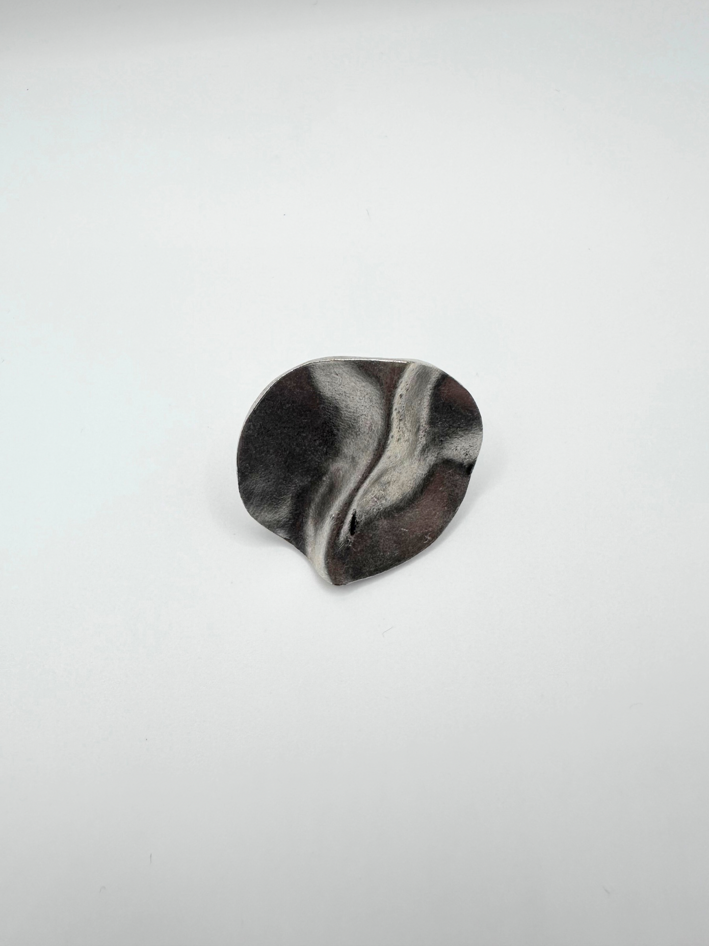 Silver Messy Plate Ring