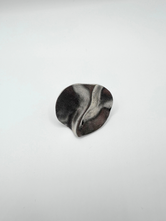 Silver Messy Plate Ring