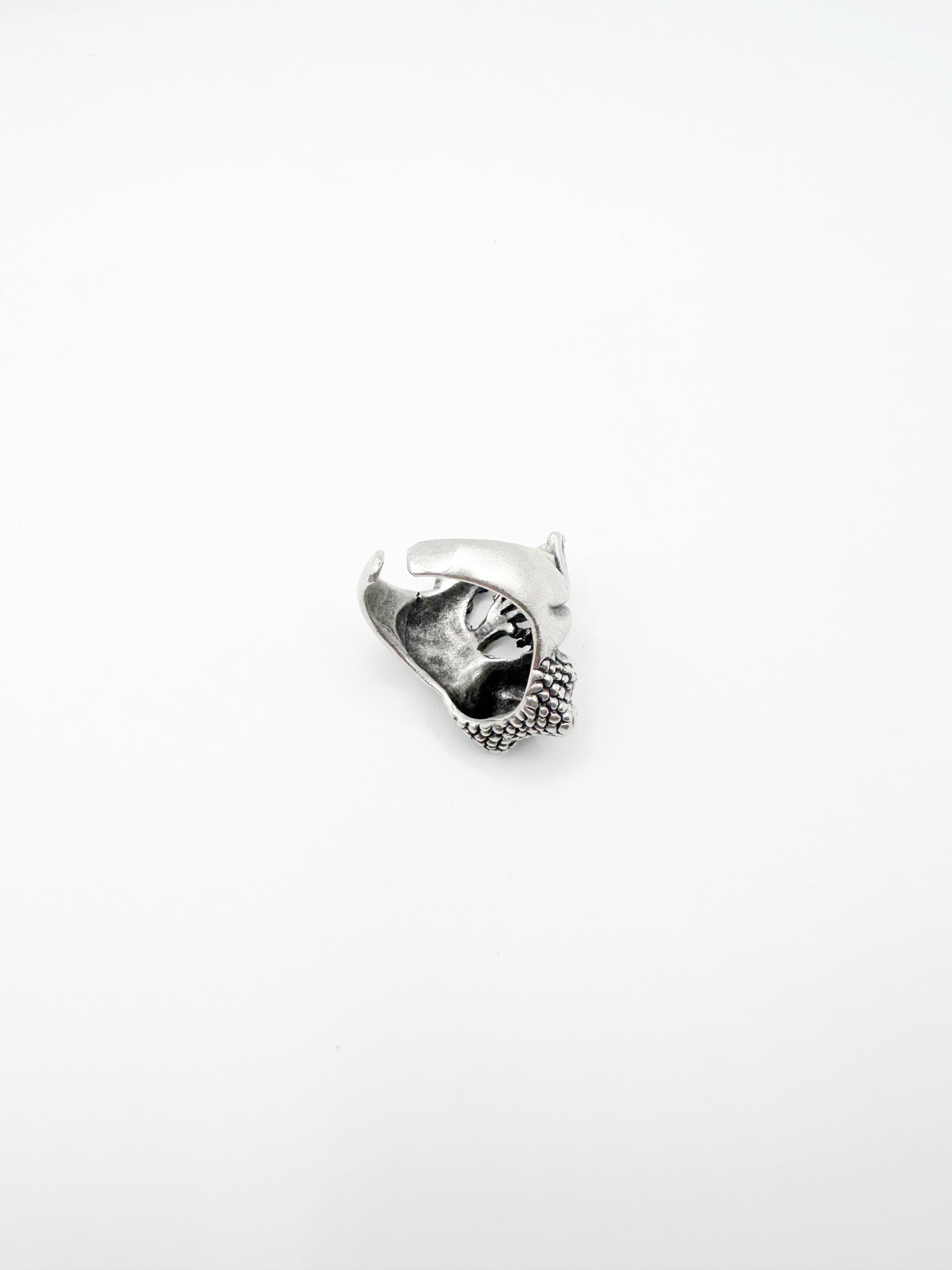 Silver Cuddle Frog Ring