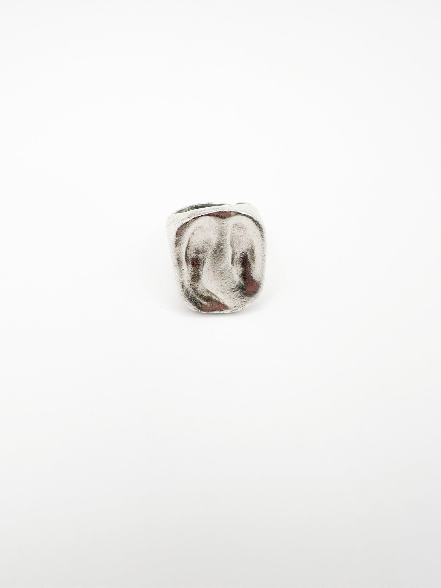 Silver Messy Bar Ring