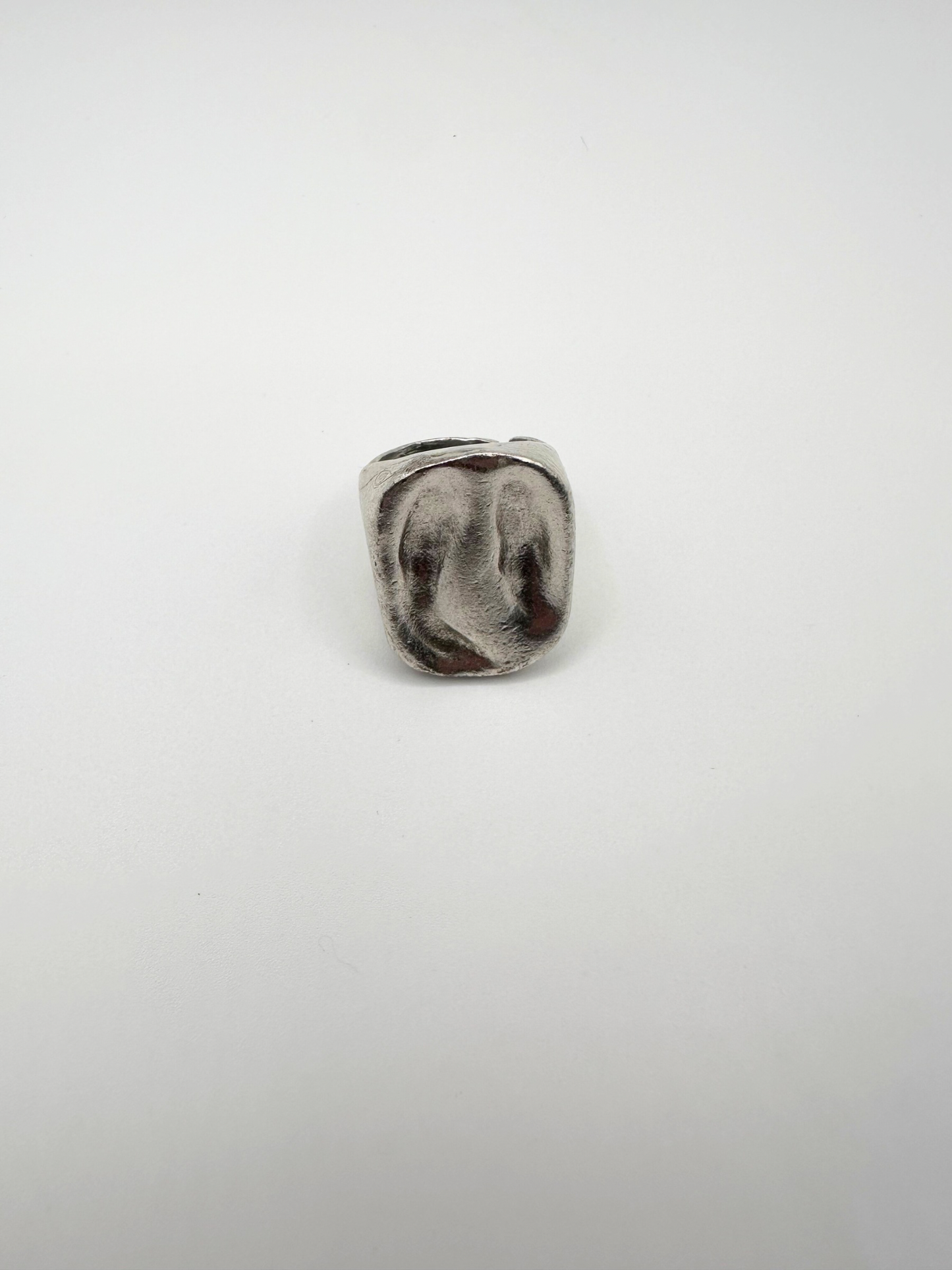 Silver Messy Bar Ring