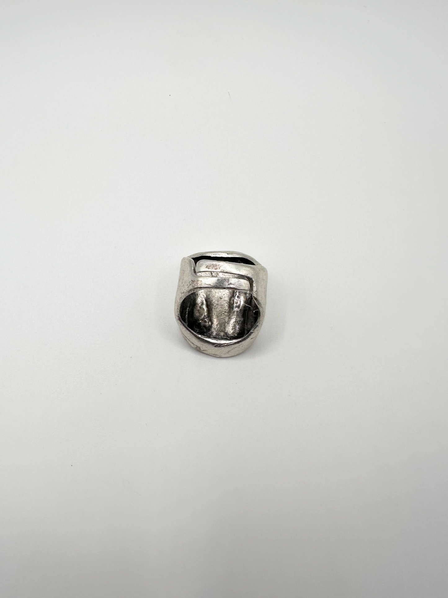 Silver Messy Bar Ring