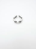 Silver Joint Buckles Ring