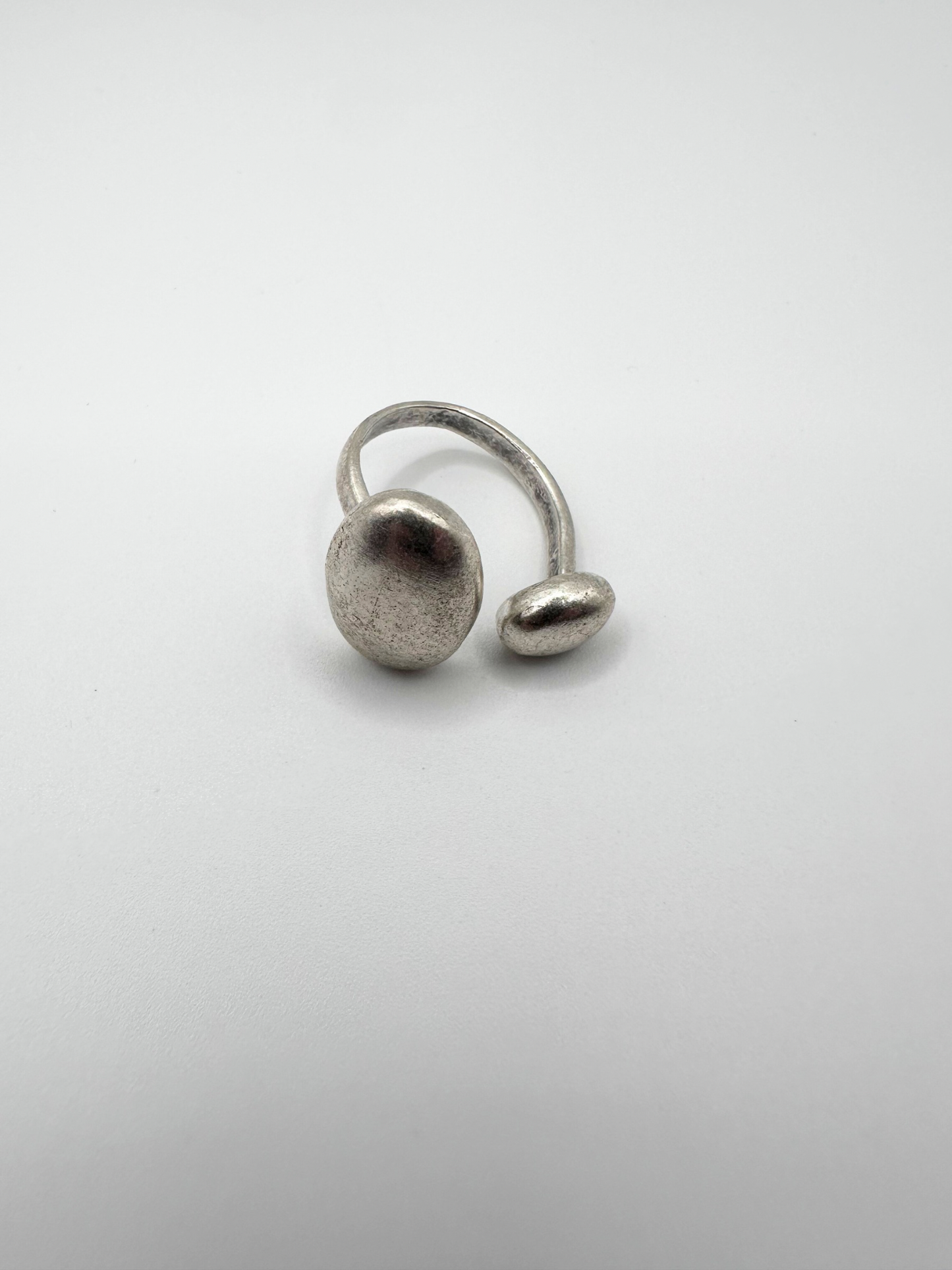 Silver Oval Blank Ring