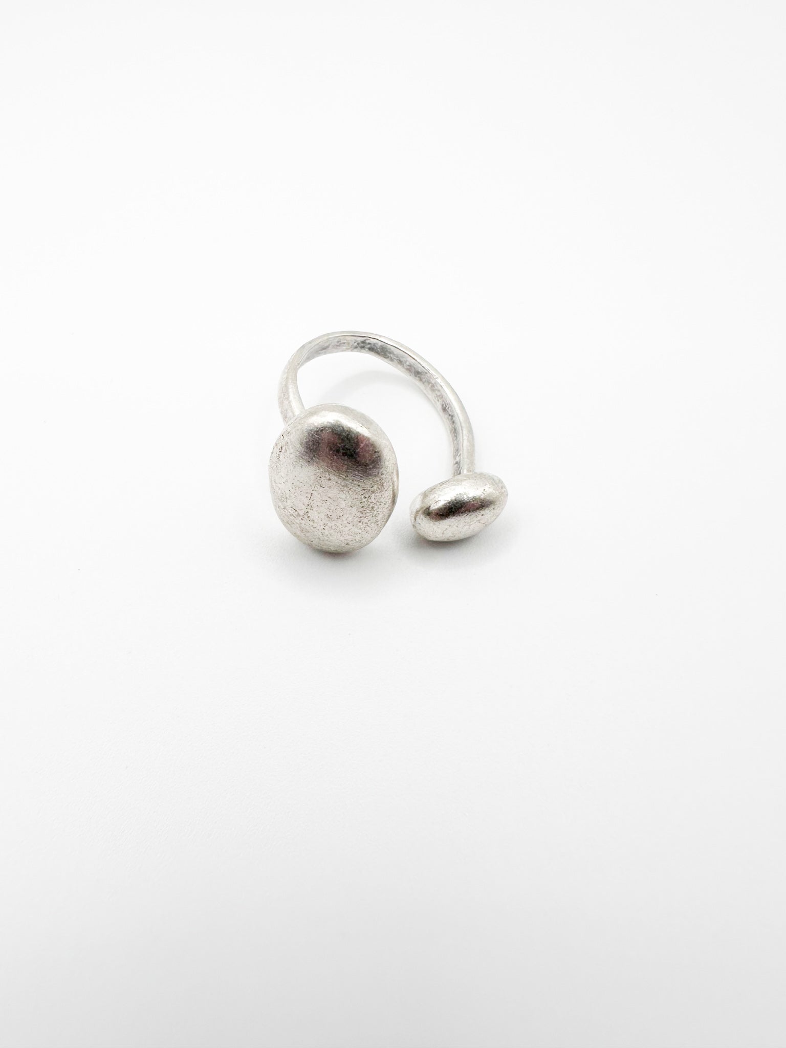 Silver Oval Blank Ring
