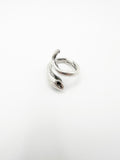 Silver  Looped Baby Snake Ring