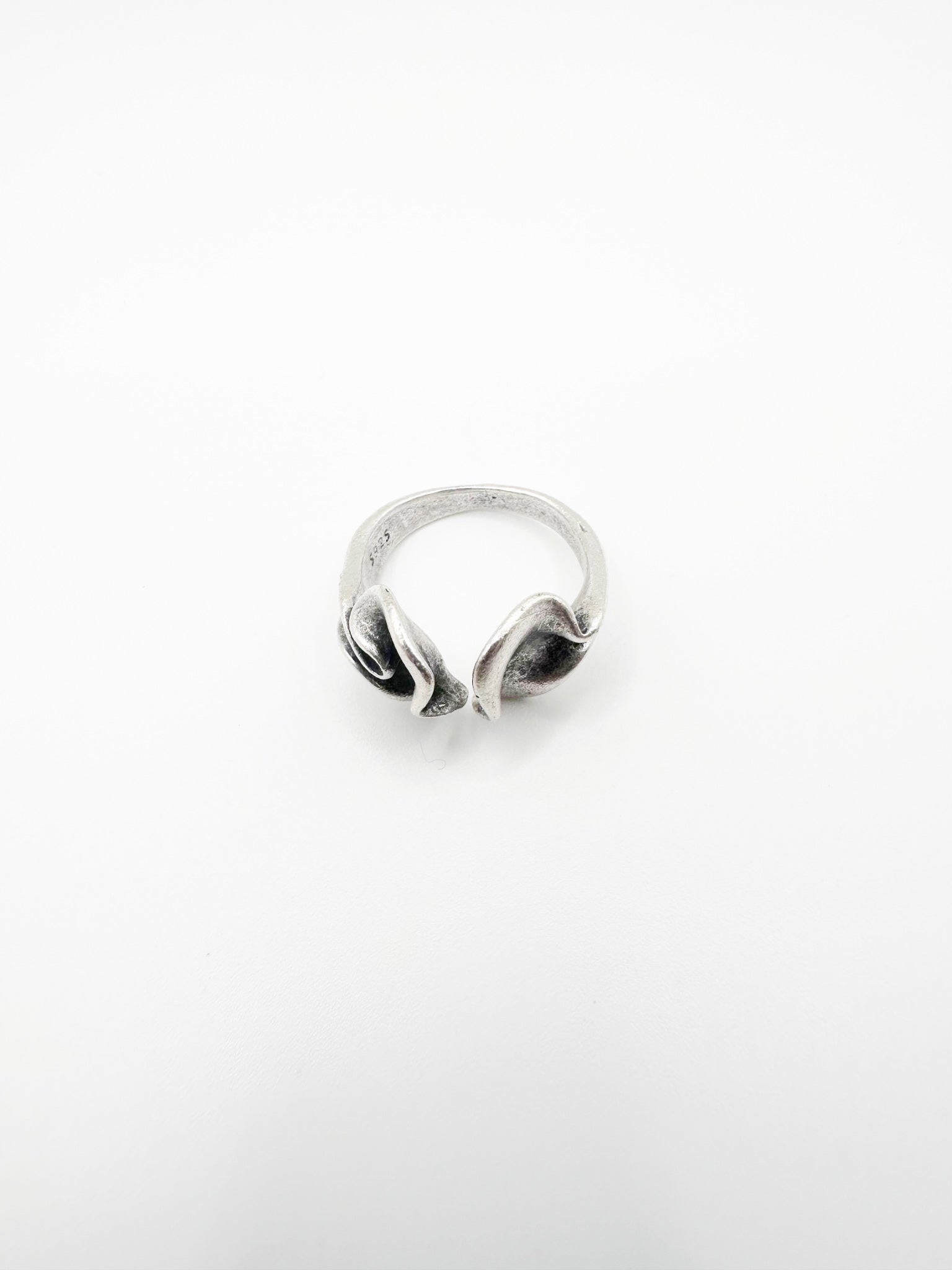 Silver Fold Ring
