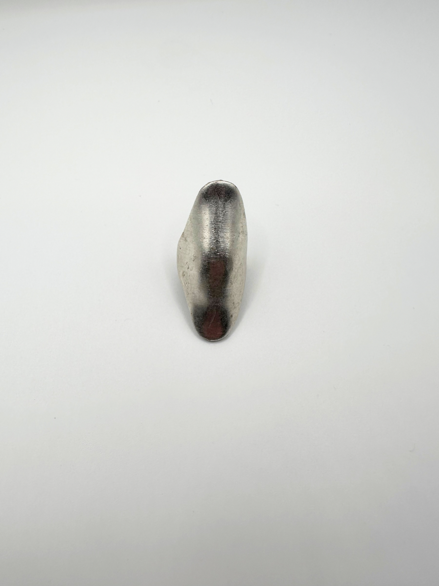 Silver Straight Shell Ring