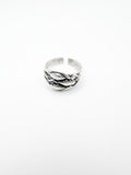 Silver Snake Crew Ring