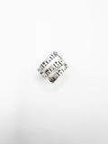 Silver Looped Ruler Ring