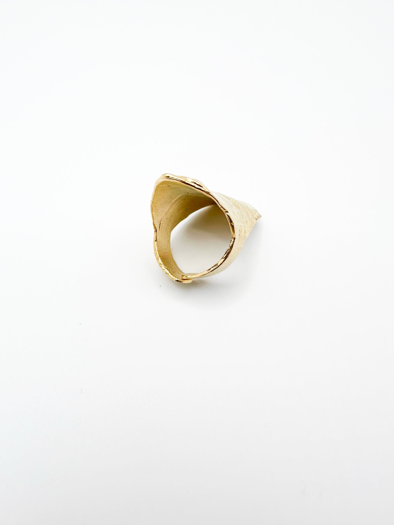 Gold Partial Face Ring