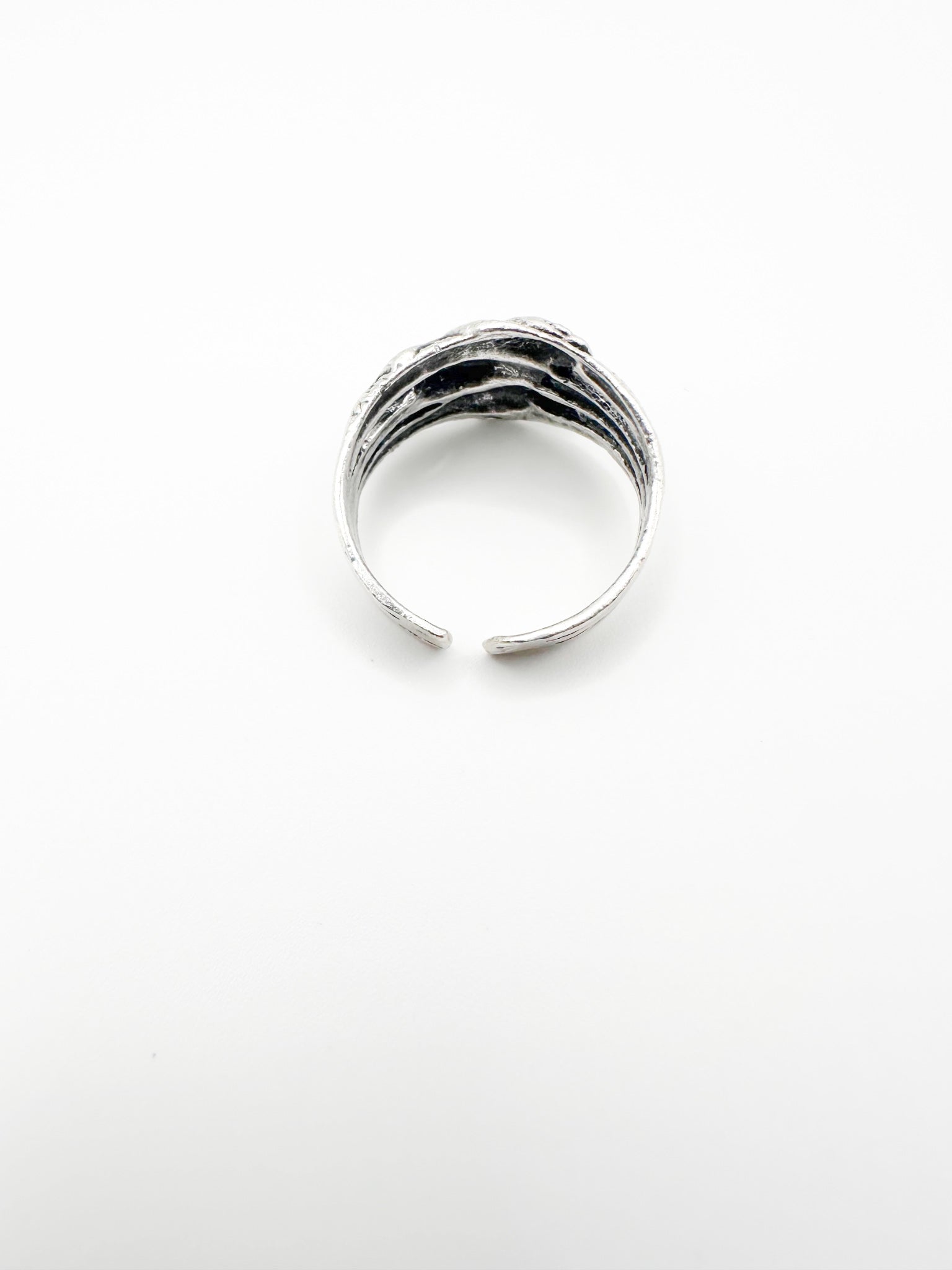 Silver Snake Crew Ring