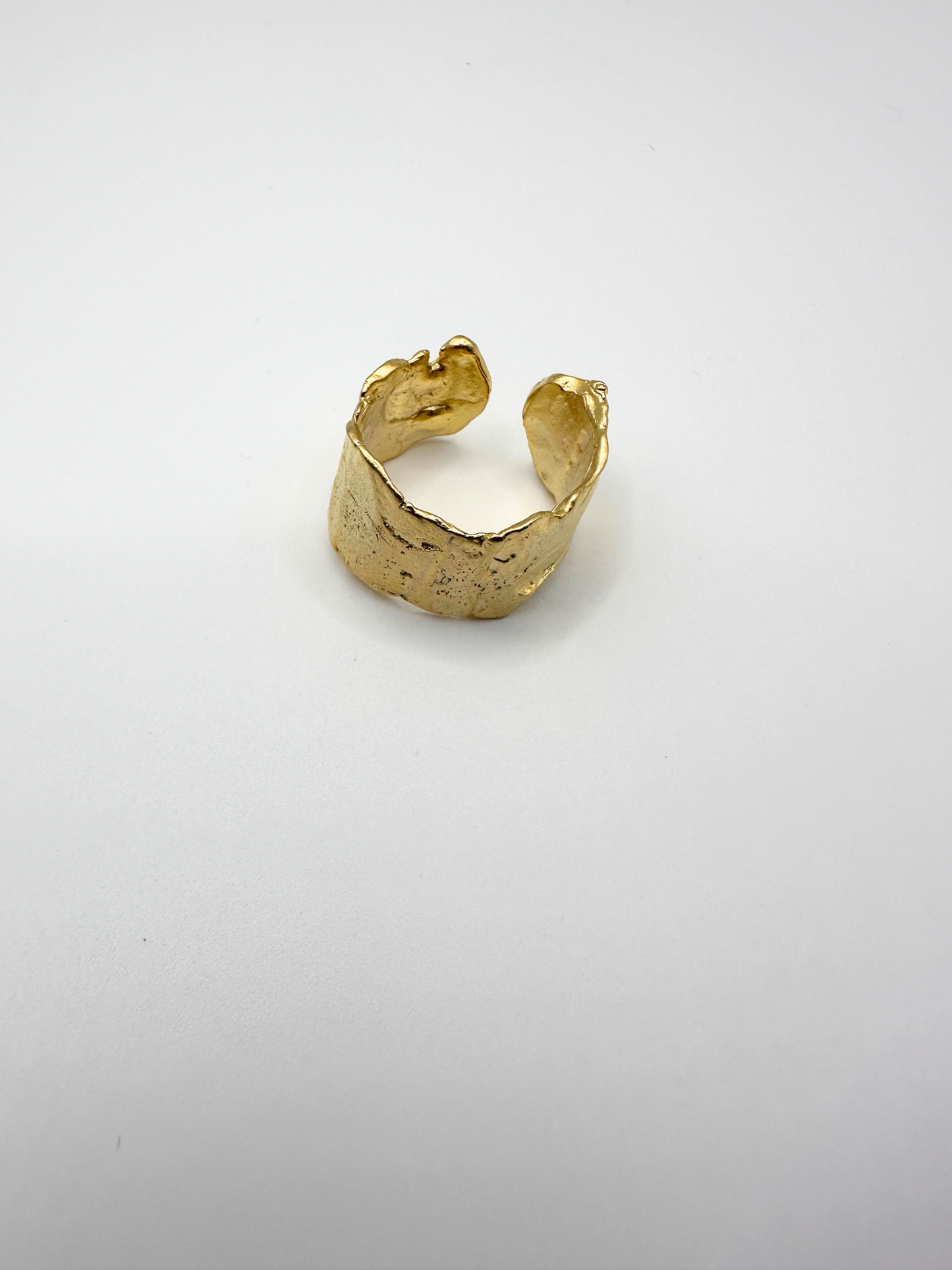 Gold Caveman Ring