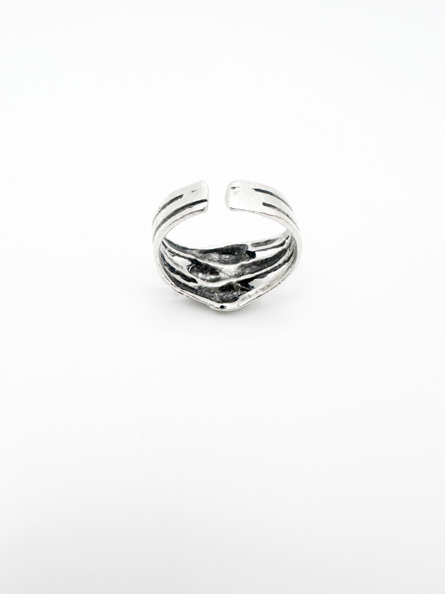 Silver Snake Crew Ring
