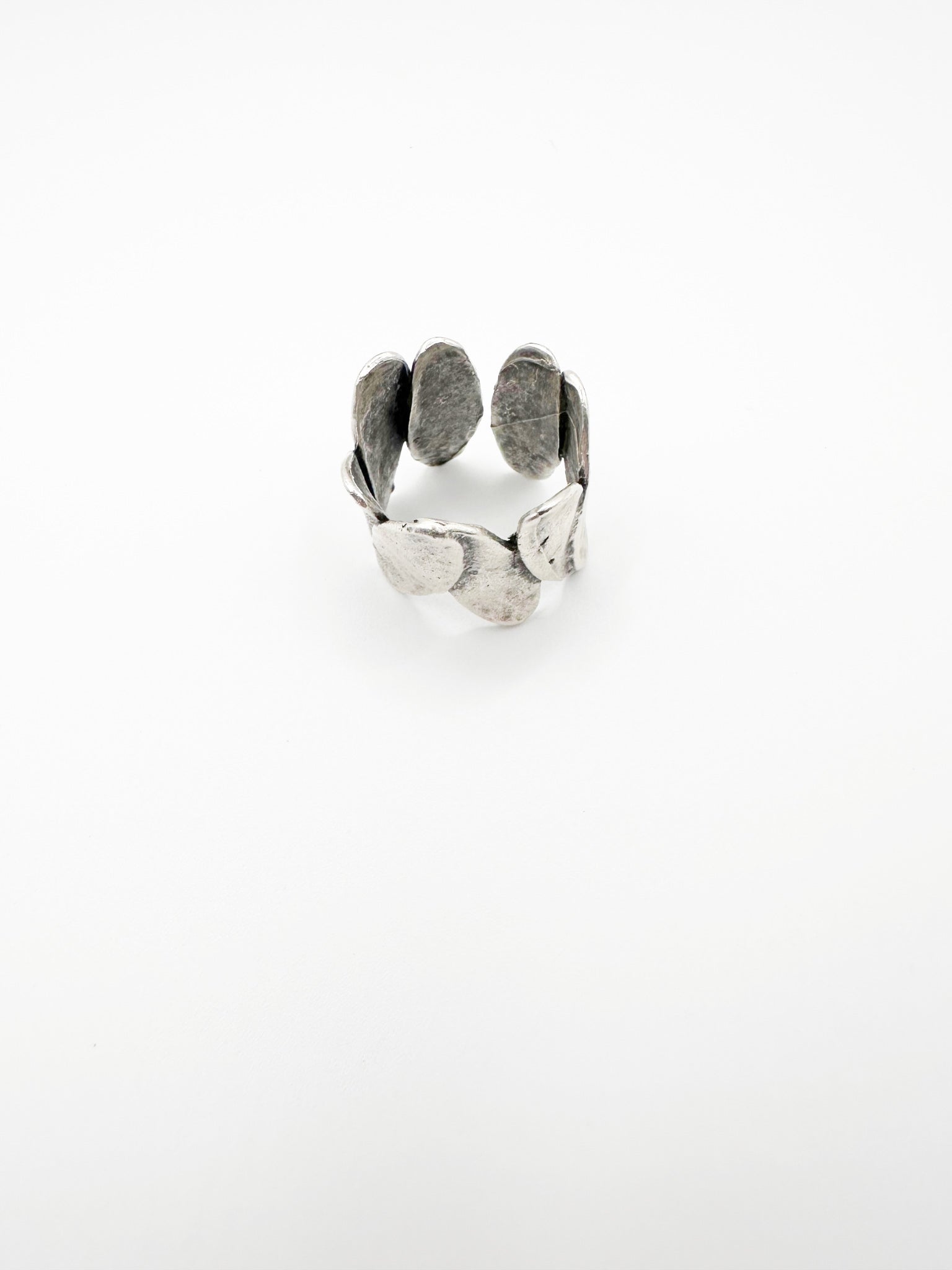 Silver Ovals Ring